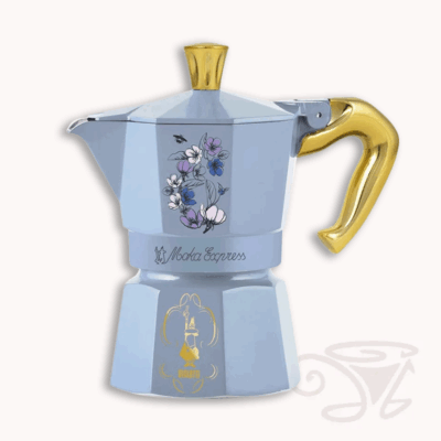 bialetti moka express bridgerton 3 tassen espressokocher limited edition