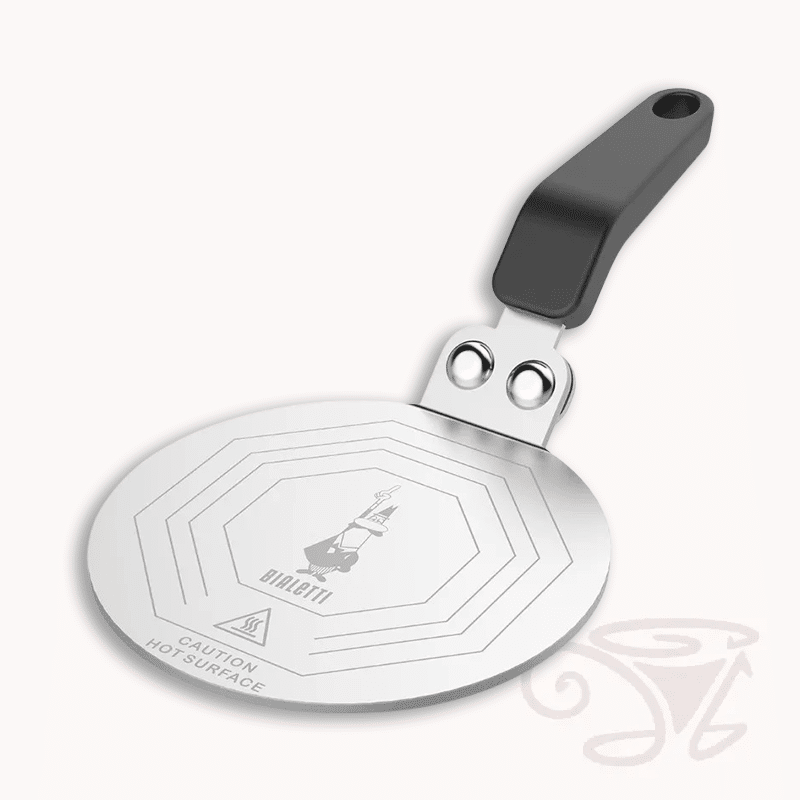 bialetti platte für induktionsherd für espressokocher 1 bis 9 tassen adapterplatte aus edelstahl für induktionskochfelder