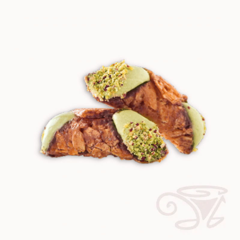 daidone cannulicchi alla crema pistacchio 37,5g mandelkrokant röllchen mit pistazien creme