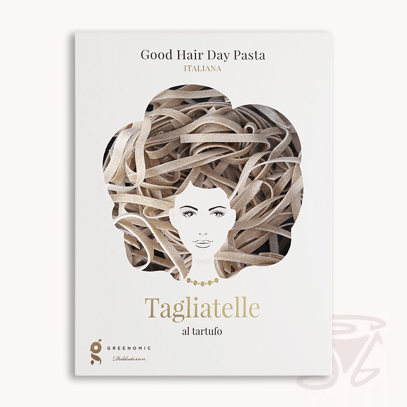 greenomic good hair day pasta tagliatelle al tartufo 250g