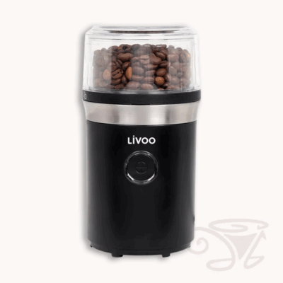 livoo elektrische kaffeemühle schwarz