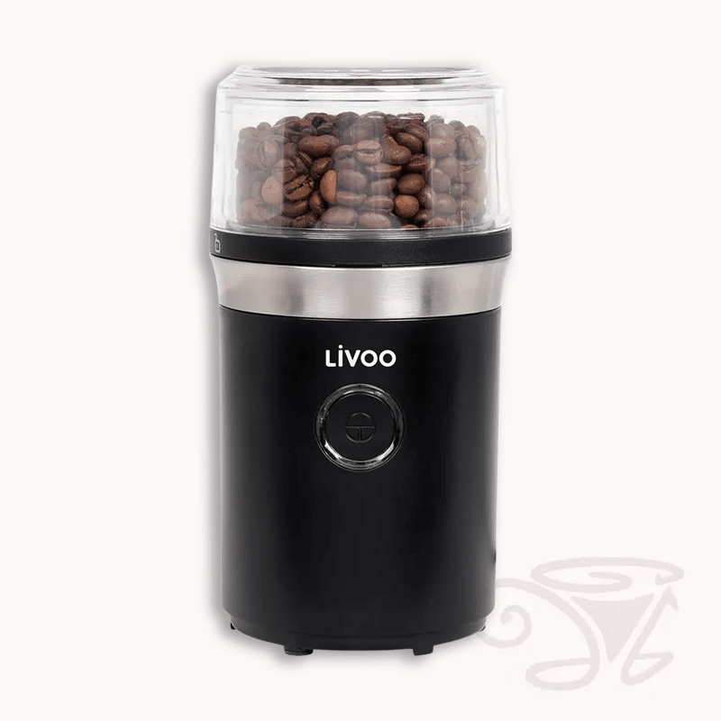 livoo elektrische kaffeemühle schwarz