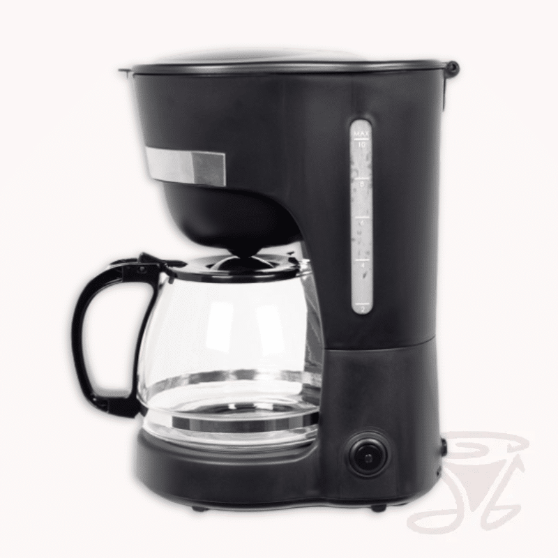 livoo elektrische kaffeemaschine schwarz 1,25 liter filterkaffee