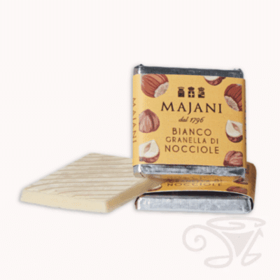 majani napolitain praline aus vollmischschokolade mit haselnuss splittern 5,9g