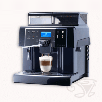saeco aulika evo focus schwarz blau kaffeevollautomat mit doppelboiler und pumpe one touch milch für büro und gewerbe