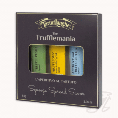 tartuflanghe the trufflemania l’aperitivo al tartufo 84g geschenkpackung mit drei trüffelcreme tuben