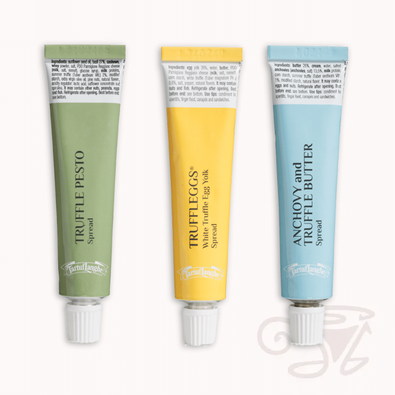 tartuflanghe the trufflemania l’aperitivo al tartufo 84g geschenkpackung mit drei trüffelcreme tuben