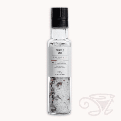 greenomic truffle salt salzmühle meersalz mit schwarzem trüffel 250g