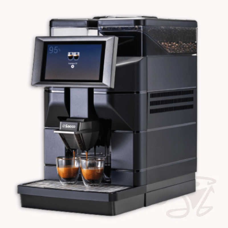 saeco magic b2 kaffeevollautomat schwarz matt hohe kapazität dosierfunktion mahlgradeinstellung touch display