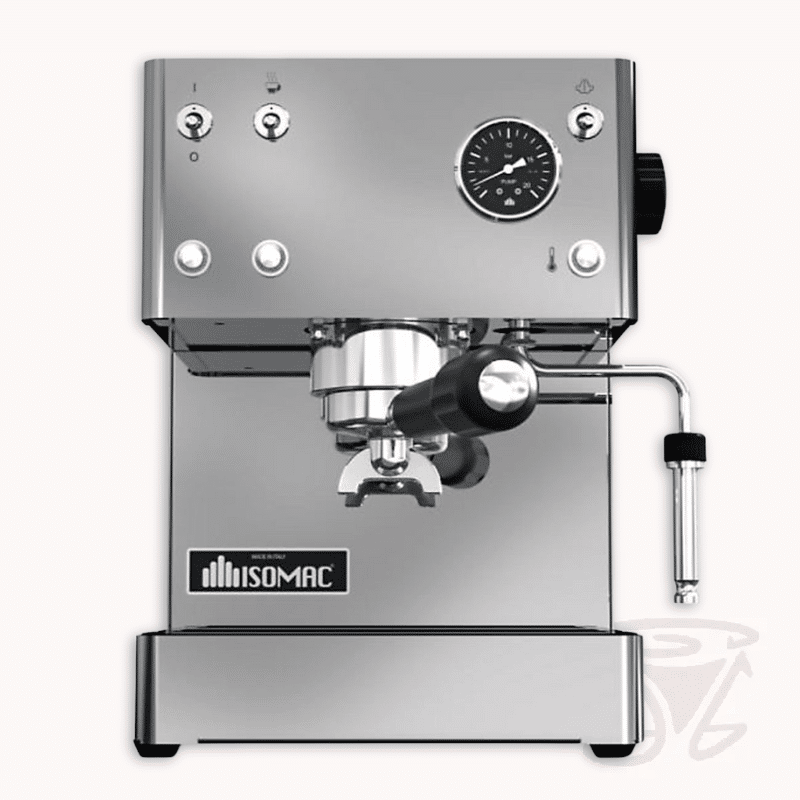 isomac new giada siebträger espressomaschine einkreiser einsteigermodell