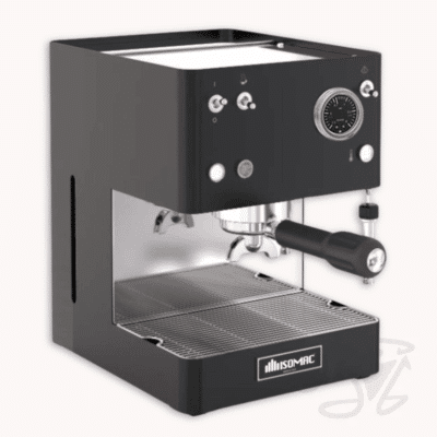 isomac new giada schwarz siebträger espressomaschine einkreiser einsteigermodell